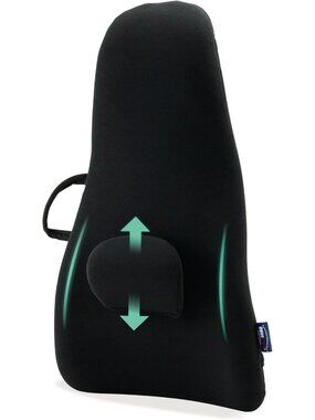 Extra Tall Backrest Support Cushion - Padded Lumbar Pillow for Posture & Comfort